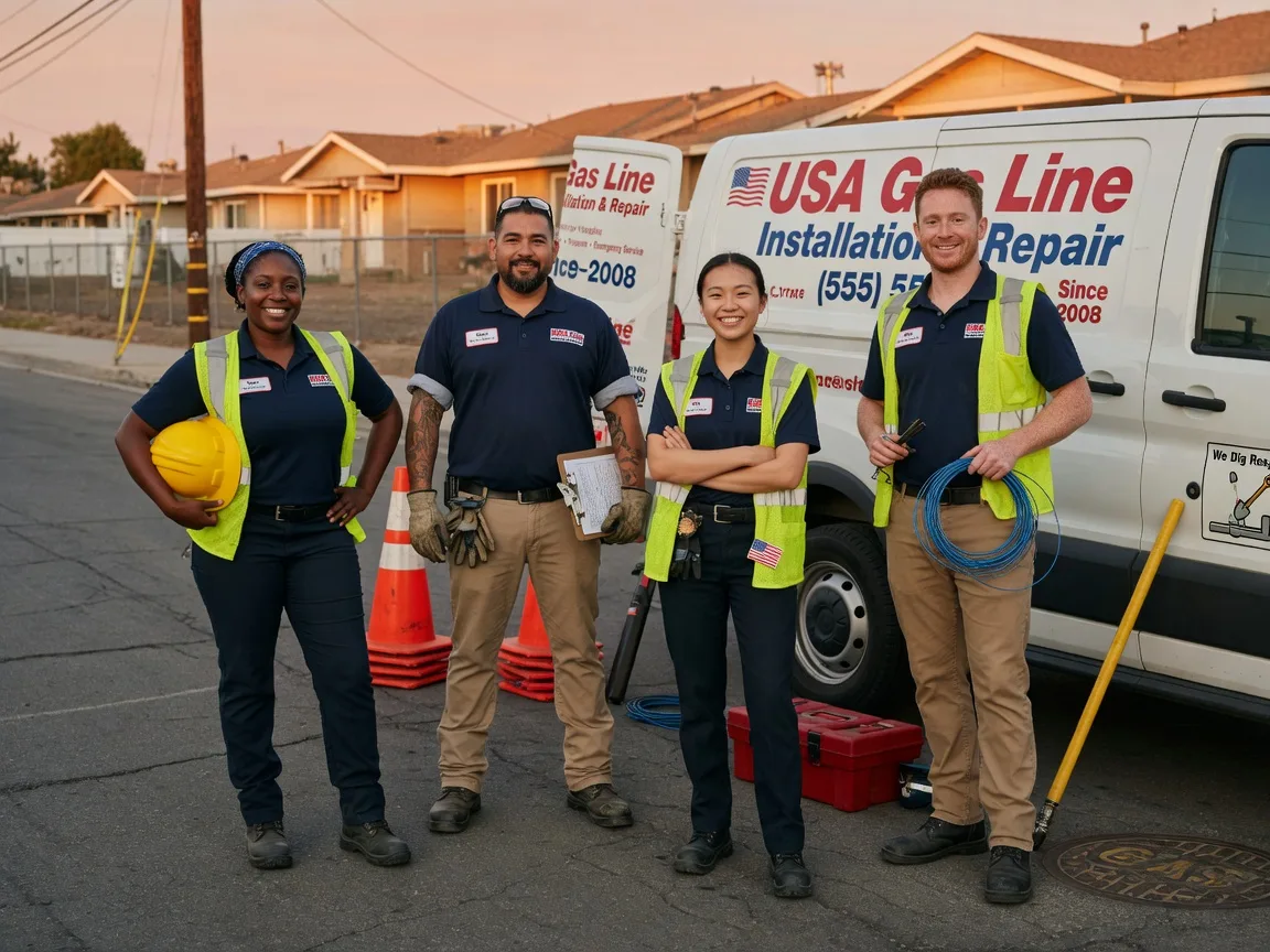 Gas Line Installation company in Guy, TX